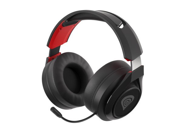 AURICULARES GAMING INALAMBRICO GENESIS SELEN 400 2.0 MINI JACK, USB NEGRO-ROJO