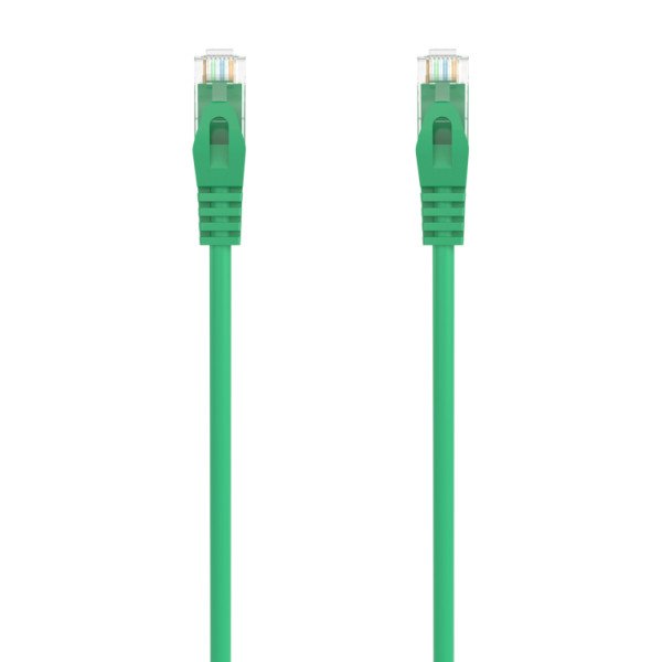 CABLE RED AISENS LATIGUILLO RJ45 LSZH CAT.6A UTP AWG24 30CM VERDE