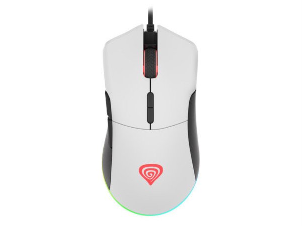 RATON GAMING GENESIS KRYPTON 290 RGB SENSOR OPTICO 6400 DPI BLANCO