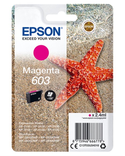 TINTA EPSON 603 MAGENTA