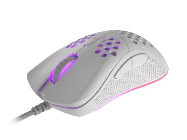 RATON GAMING GENESIS KRYPTON 550 RGB SENSOR PMW3325 8000 DPI BLANCO