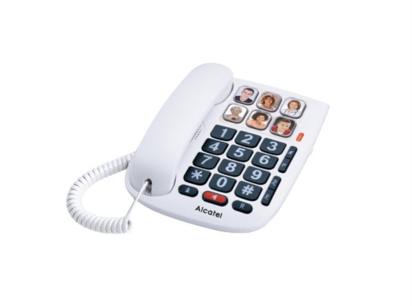 TELEFONO CON CABLE ALCATEL TMAX10 FR WHT