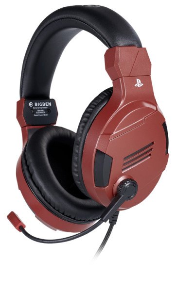 AURICULARES GAMING NACON SONY OFFICIAL PS4 ROJO
