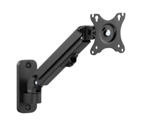 AJUSTABLE WALL DISPLAY MOUNTING ARM UP TO 27" 7 KG