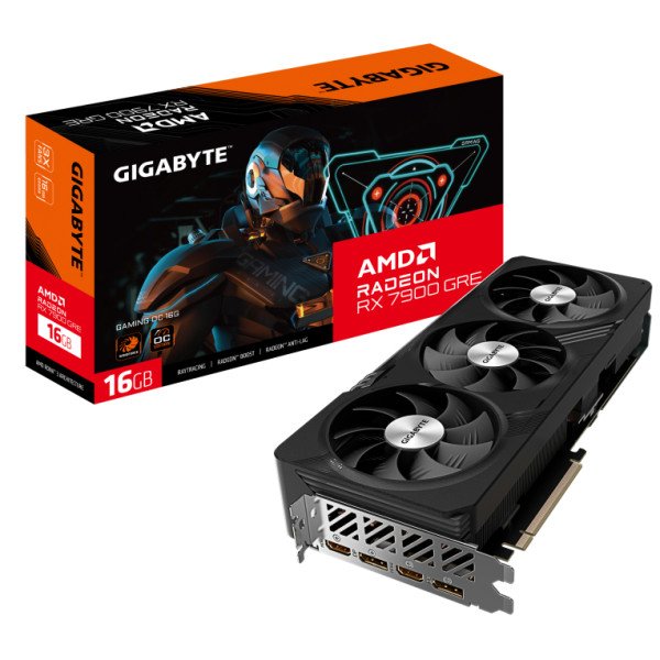 TARJETA GRAFICA GIGABYTE RADEON RX 7900 GRE GAMING OC 16GB DDR6